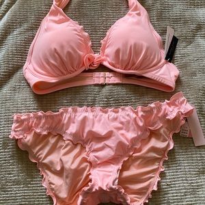 Victoria secrets halter top 2 piece bathing suit
